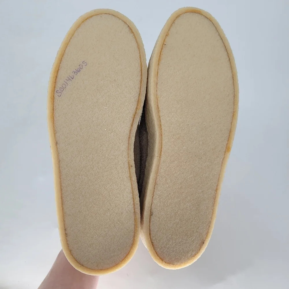 Yeezy season 6 crepe thick shaggy suede sneaker taupe mens 7.5 - Picture 4 of 8